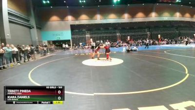 165 lbs Semifinal - Trinity Pineda, Modesto High vs Kiara Daniels, Los Banos