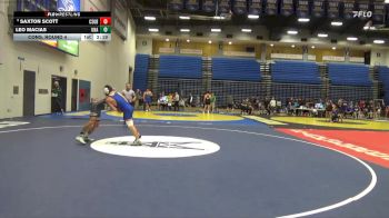 133 lbs Cons. Round 4 - Saxton Scott, CSU Bakersfield vs Leo Macias, Unattached