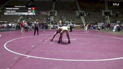 6A 175 lbs 1st Place Match - Mason Hussey, Pike Road School vs Jude Smith, Mountain Brook