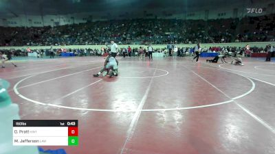 150 lbs Consi Of 32 #2 - Oakley Pratt, Hinton Comets vs Maliki Jefferson, Highlander Wrestling