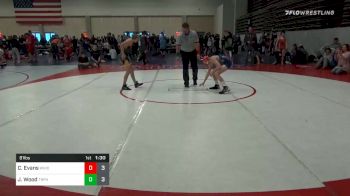 81 lbs Prelims - Chase Evans, Wisconsin Red MS vs Joseph Wood, Triumph Blue MS