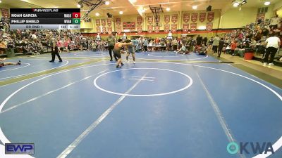 Rr Rnd 1 - Noah Garcia, Wagoner Takedown Club vs Phillip Shield, Wyandotte Youth Wrestling