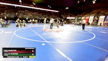 100 Class 1 lbs Quarterfinal - Mya Hairston, Festus vs Dallys Shaffer, Adrian