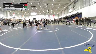 106 lbs Quarterfinal - Chase Mulvany, Club Not Listed vs Maxim Perry, Club Not Listed