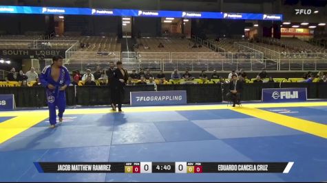 Eduardo Cancela Cruz vs Jacob Matthew Ramirez 2025 Pan Jiu Jitsu IBJJF Championship
