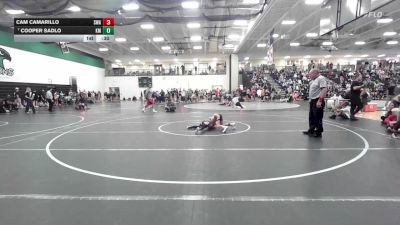 70 lbs Cons. Round 3 - Cam Camarillo, Shelton Wrestling Academy vs Cooper Sadlo, Kearney Matcats