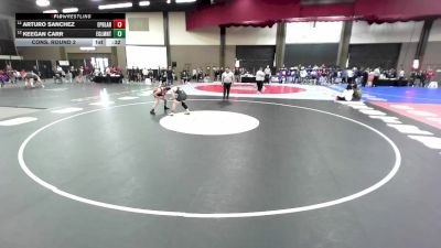 106 lbs Cons. Round 2 - Arturo Sanchez, El Paso Bel Air vs Keegan Carr, Eagle Mountain