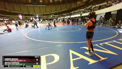 80 lbs 5th Place Match - Bryan Kopacki, New Kent Youth Wrestling vs Jaiden Bazan, Pit Bull Wrestling Academy