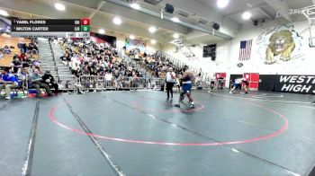 285 lbs 1st Place Match - Milton Carter, St. John Bosco vs Yamil Flores, William J Pete Knight