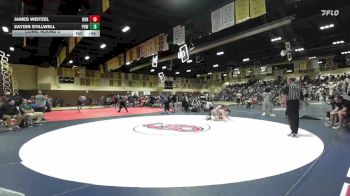 126 lbs Cons. Round 2 - Zaydin Stillwell, Poway vs James Weitzel, Bonita