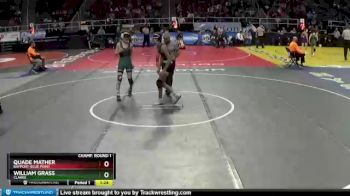 II-102 lbs Champ. Round 1 - Quade Mather, Bayport-Blue Point vs William Grass, Clarke