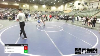 81 lbs Consi Of 8 #2 - Cy Black, Homedale WC vs Zephaniah Leslie, Damonte Mustangs WC