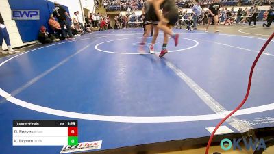 62-67 lbs Quarterfinal - Olivia Reeves, Wyandotte Youth Wrestling vs Kimber Bryson, PTYW