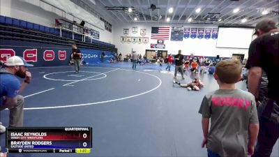 78 lbs Quarterfinal - Isaac Reynolds, Windy City Wrestlers vs Brayden Rodgers, Eastside United