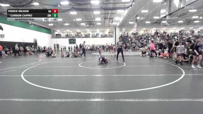 65 lbs Quarterfinal - Pierce Wilson, Victory vs Carson Caprio, Slyfox Wrestling Academy