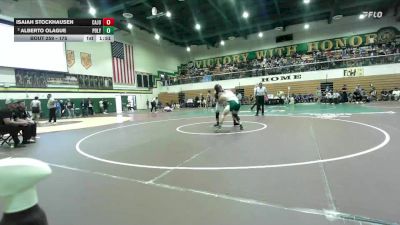 175 lbs Champ. Round 2 - Alberto Olague, Poly/Long Beach vs Isaiah Stockhausen, Cajon