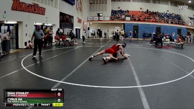 150 lbs Cons. Round 2 - Isiah Stanley, St. Mary`s Anapolis vs Cyrus Na, The Heights School