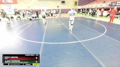 130 lbs Champ. Round 2 - Stevy Griffin, Iowa vs Alexis Pehrson, Nebraska Wrestling Training Center