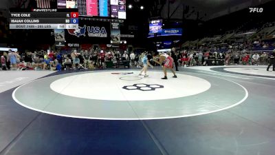 285 lbs Cons. Sub-rd Of 32 - Tyce Cole, FL vs Isaiah Collins, MO
