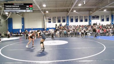 126 lbs Semifinal - Caitlin Castoldi, Woburn vs Natalia Jaramillo, Nashoba Tech