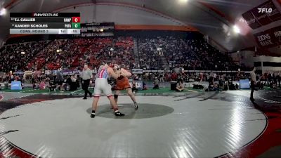 6A 285 lbs Cons. Round 3 - T.J. Callier, Nampa vs Xander Scholes, Post Falls