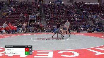 145 lbs Semifinal - Thomas Spirk, Saucon Valley Hs vs Brayden Mccloskey, Reynolds Hs