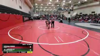 113 Boys Champ. Round 2 - Aj Jaramillo, Dolores Huerta vs Jiovani Perez, Yuma