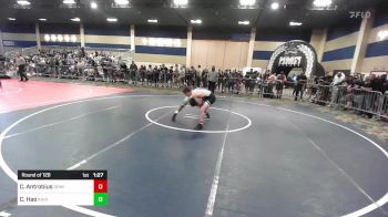 120 lbs Round Of 128 - Chase Antrobius, Dominator WC vs Charles John Hao, Kahiau Academy