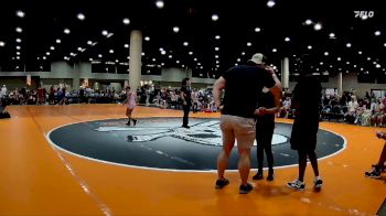 100 lbs Round 1 (4 Team) - Alyana Barreto, Intergalactic Angels vs Paris Watts, ACE WC