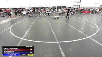 64 lbs Round 1 - Hazel Anderson, West Salem Bangor Wrestling vs Gwen Gross, Team Nazar Training Center