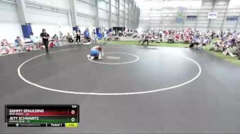 126 lbs 4th Wrestleback (16 Team) - Sammy Spaulding, New Jersey vs Jett Schwartz, Kansas Blue