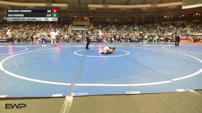 52 lbs Consolation - Brooks Sombke, Sniper Wrestling Academy vs Kai Parker, Alpha Elite