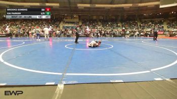 52 lbs Consolation - Brooks Sombke, Sniper Wrestling Academy vs Kai Parker, Alpha Elite