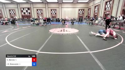 102 lbs Round Of 32 - Cole Borzio, Pa vs Kyle Scavuzzo, Oh