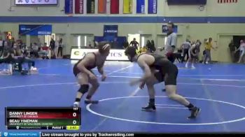 197 lbs Cons. Semi - Beau Yineman, University Of Wisconsin-Oshkosh vs Danny Lingen, University Of Chicago