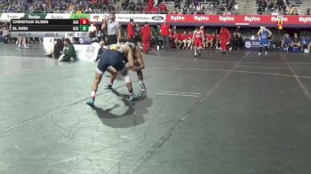 125 lbs Quarters & 1st Wb (16 Team) - El Kirk, Central Oklahoma vs Christian Olsen, Augustana (SD)
