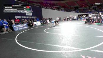 6A Boys 126 lbs Champ. Round 1 - Denys Skrypnyk, Nelson Boys vs Zane Hill, Grants Pass Boys