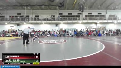 59 lbs Champ. Round 2 - Tucker Harris, Indiana vs Mason Horner, Contenders Wrestling Academy