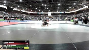 120 lbs Cons. Round 4 - Justus Briggs, Meridian vs Solomon Resnick, Capistrano Valley