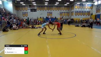 132 lbs Consi Of 32 #1 - Sajid Mabud, Cardinal Gibbons vs Andrew Swanson, CFWA