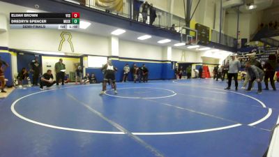 165 lbs Semifinal - Elijah Brown, Victory Christian School vs Dredryn Spencer, Muskogee