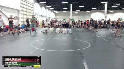 80 lbs Round 2 (6 Team) - Ryder Ream, U2 Dynasty Uprising vs Kahlil Coleman, Mayfield Mat Academy