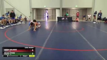 145 lbs Semis & 1st Wrestleback (8 Team) - Aiden Valadez, Texas B vs Devin Stone, Alabama