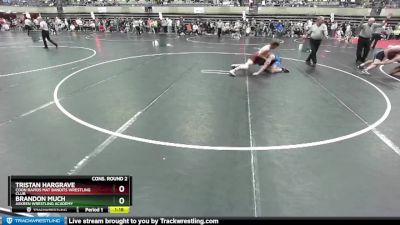 160 lbs Cons. Round 2 - Tristan Hargrave, Coon Rapids Mat Bandits Wrestling Club vs Brandon Much, Askren Wrestling Academy