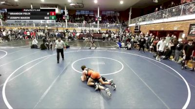 132 lbs Champ. Round 2 - Joseph Mason, Mead vs Brandon Felix, Post Falls