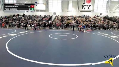 66 lbs Quarterfinal - Joseph Oliver, LeRoy Wrestling Club vs Cru Babcock, Brawler Elite