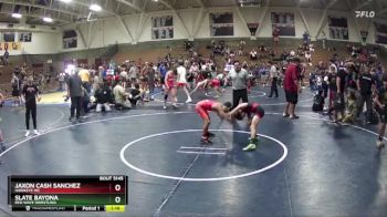 82 lbs 1st Place Match - Jaxon Cash Sanchez, Hawkeye WC vs Slate Bayona, Red Wave Wrestling