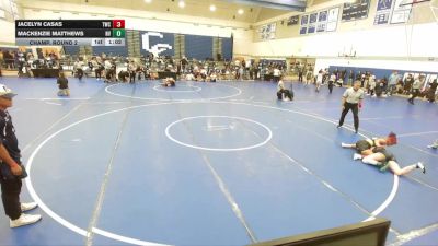 115 lbs Champ. Round 2 - Jacelyn Casas, Threshold Wrestling Club vs Mackenzie Matthews, Los Osos High School Wrestling