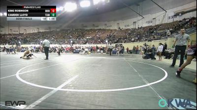 90 lbs Semifinal - King Robinson, Hurricane Wrestling Academy vs Camden Lloyd, Team Tulsa Wrestling Club