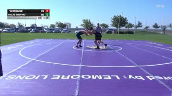 184 lbs Champ. Round 1 - Juan Nuno, Lemoore College vs Lucas Trevino, Rio Hondo College